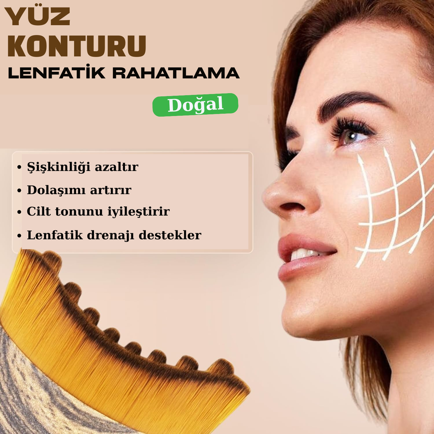 Lumora ™ Lenf Masaj Fırçası